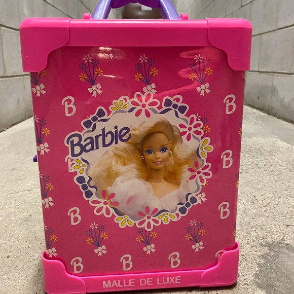 SOLD - 1991 Vintage Barbie Doll Trunk, Deluxe Trunk for Barbie Dolls - Picture 10 of 11